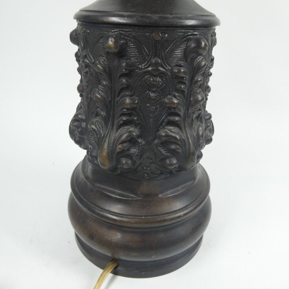 Antique Cast Metal Table Lamp Bronze Art Nouveau Warren Kessler